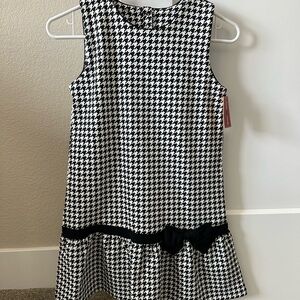 NWT Gymboree London Calling Houndstooth Dress - Black/White - Girls’ Size 6